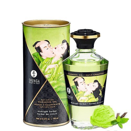 Huile chauffante comestible melon 100 ml