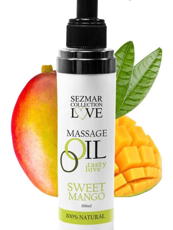 Huile de massage comestible mangue 100 ml