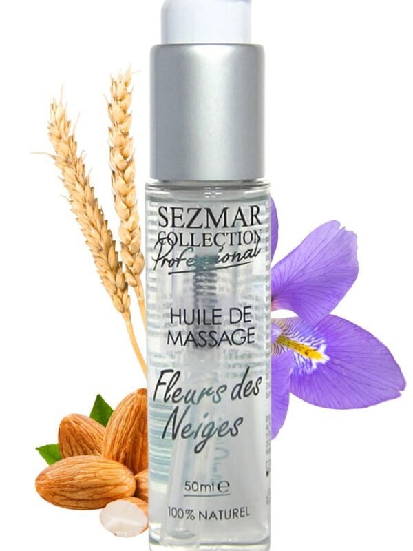 Huile de massage naturelle fleurs des neiges 50 ml