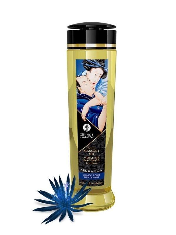 Huile de massage sensuelle fleur de minuit 240 ml