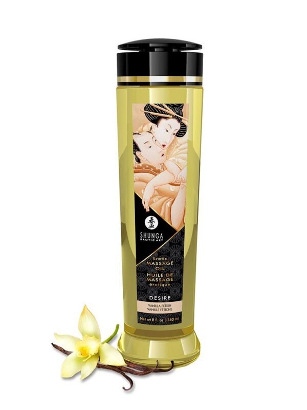 Huile de massage sensuelle vanille 240 ml