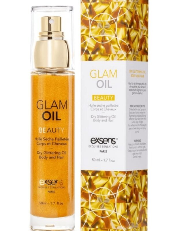 Huile sèche pailletée corps et cheveux 50 ml