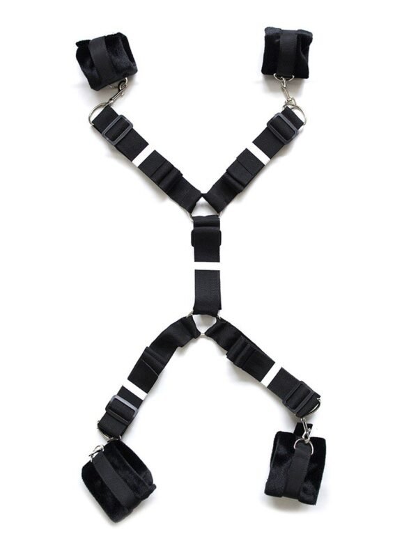 Kit attaches de lit menottes poignets chevilles