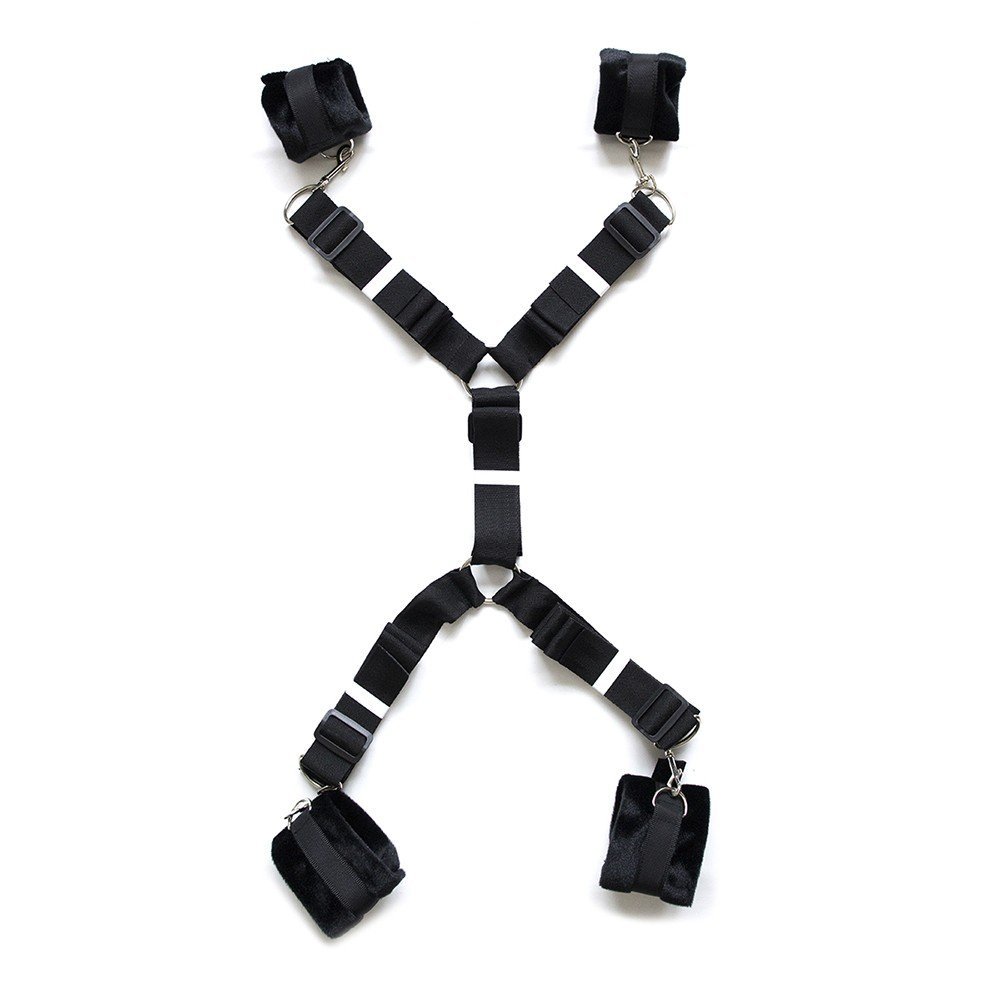 Kit attaches de lit menottes poignets chevilles