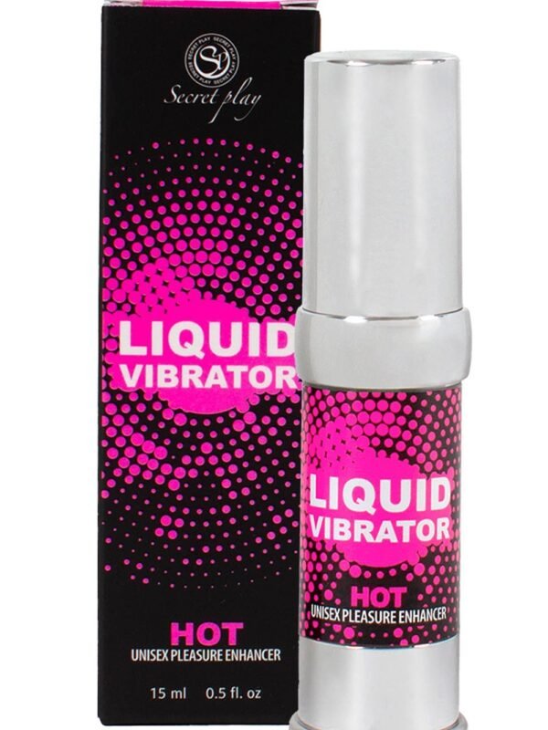 Liquide vibrant chauffant fraise à la crème 15 ml