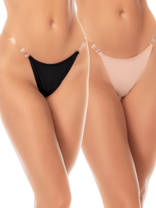 Lot de 2 strings invisibles lanières transparentes – Mapalé
