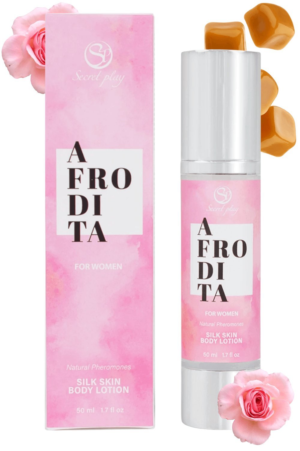Lotion corporelle aux phéromones femme caramel 50 ml
