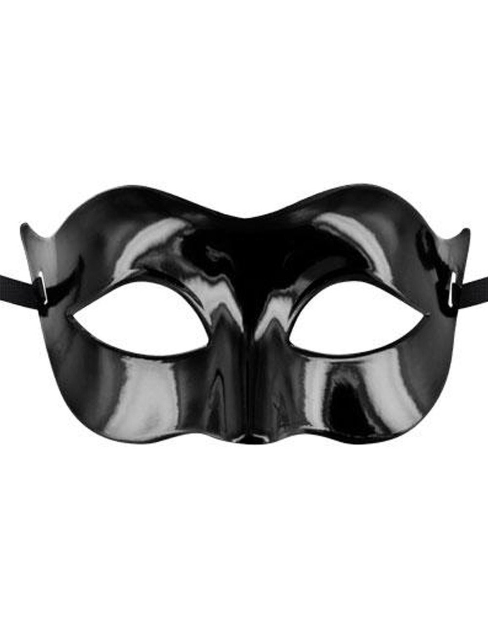 Loup sexy noir brillant à nouer