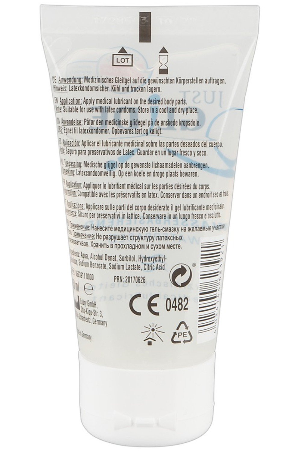 Lubrifiant à base d'eau végétalien 50 ml