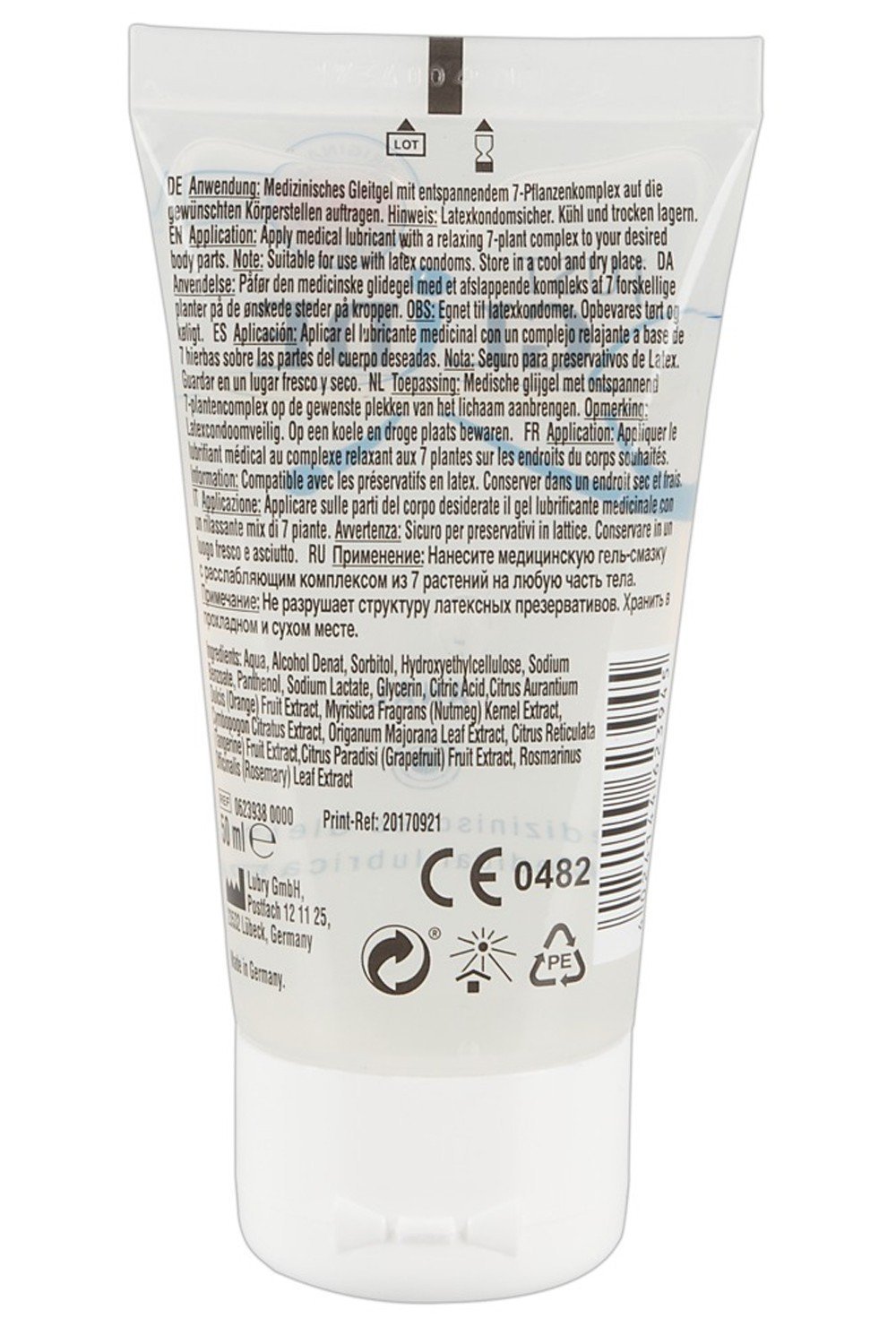 Lubrifiant anal végétalien 50 ml