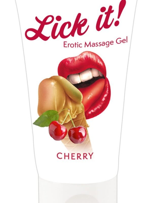 Lubrifiant comestible végan goût cerise 50 ml