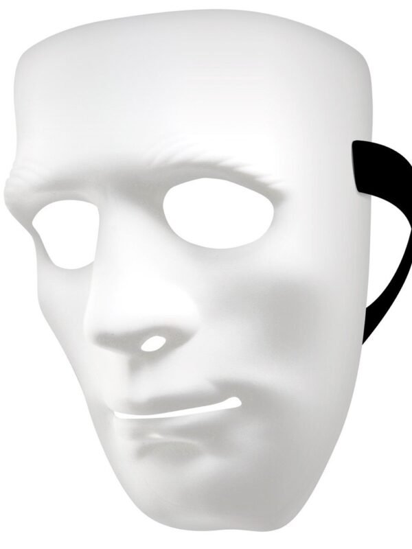 Masque intégral sexy blanc visage mystère