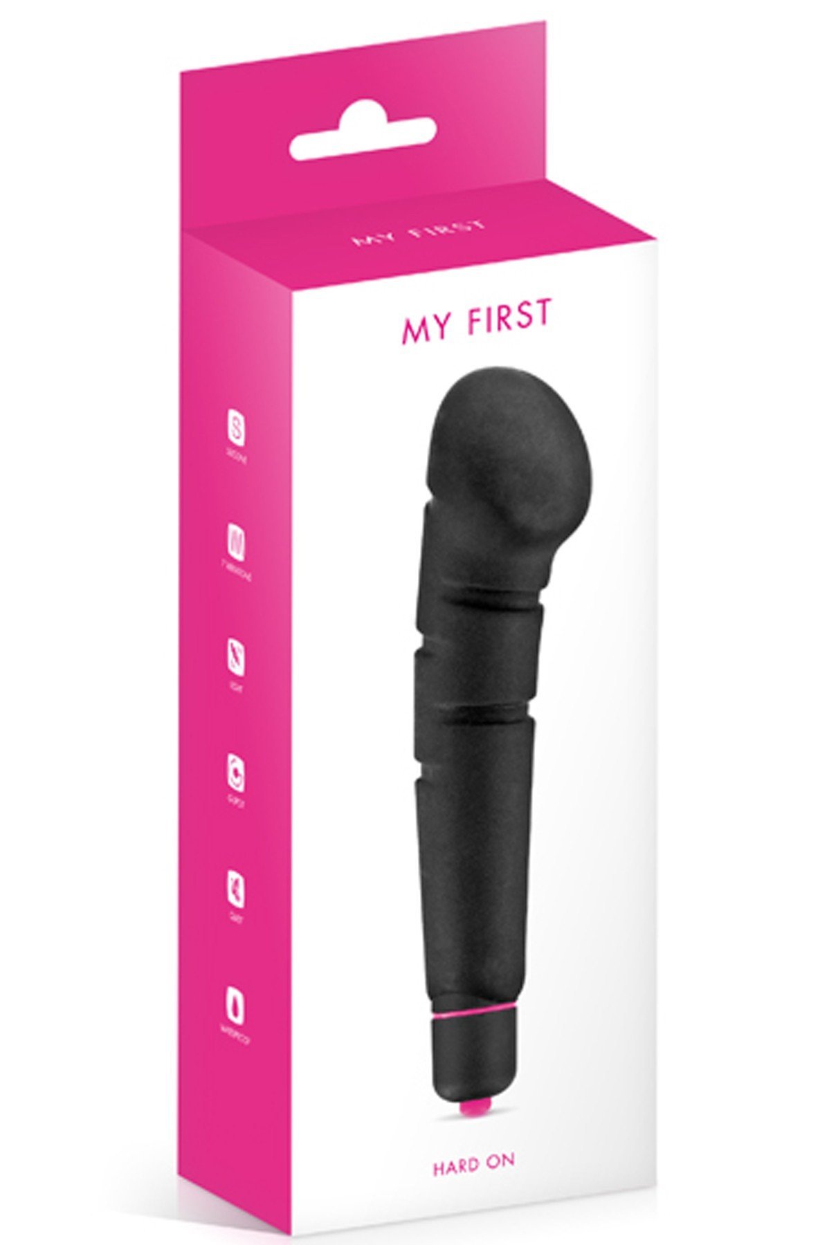Masseur vibrant 7 vitesses waterproof noir