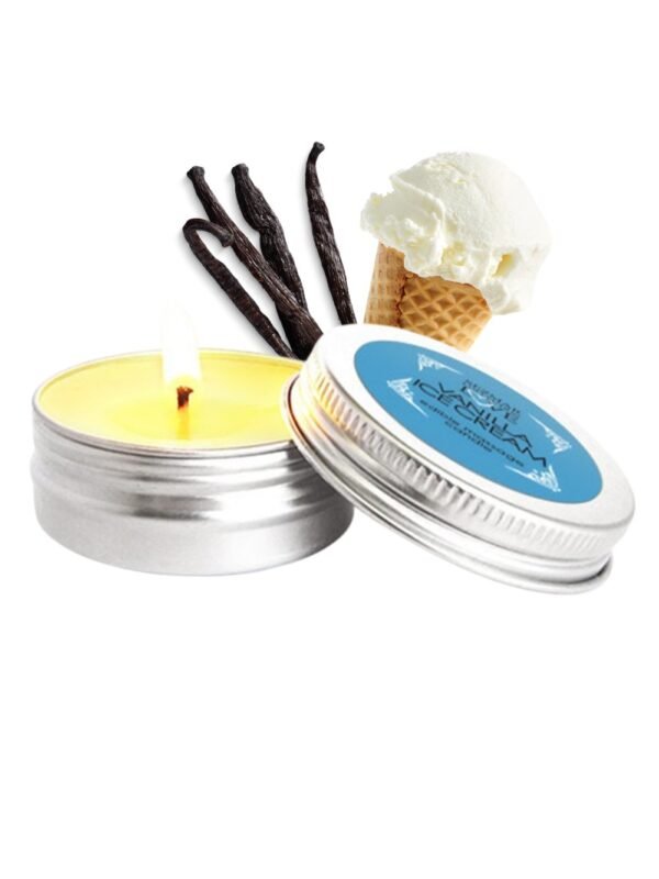 Mini bougie de massage naturelle glace vanille 30 ml