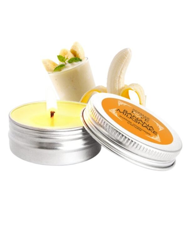 Mini bougie de massage naturelle milkshake banane 30 ml
