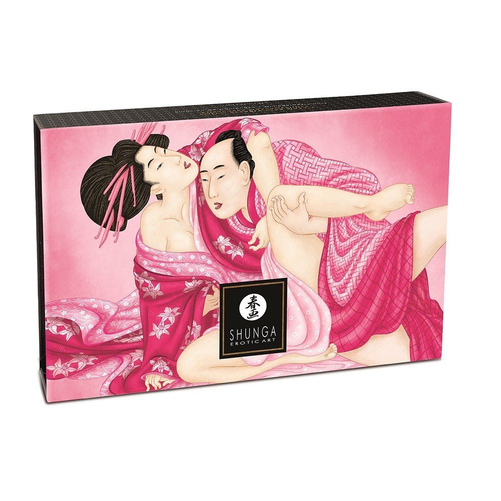 Mini coffret poudre comestible framboise et plumeau