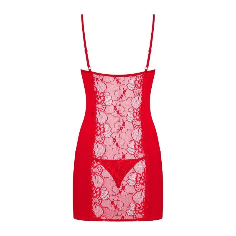 Nuisette Heartina rouge ou noire, cœur strass