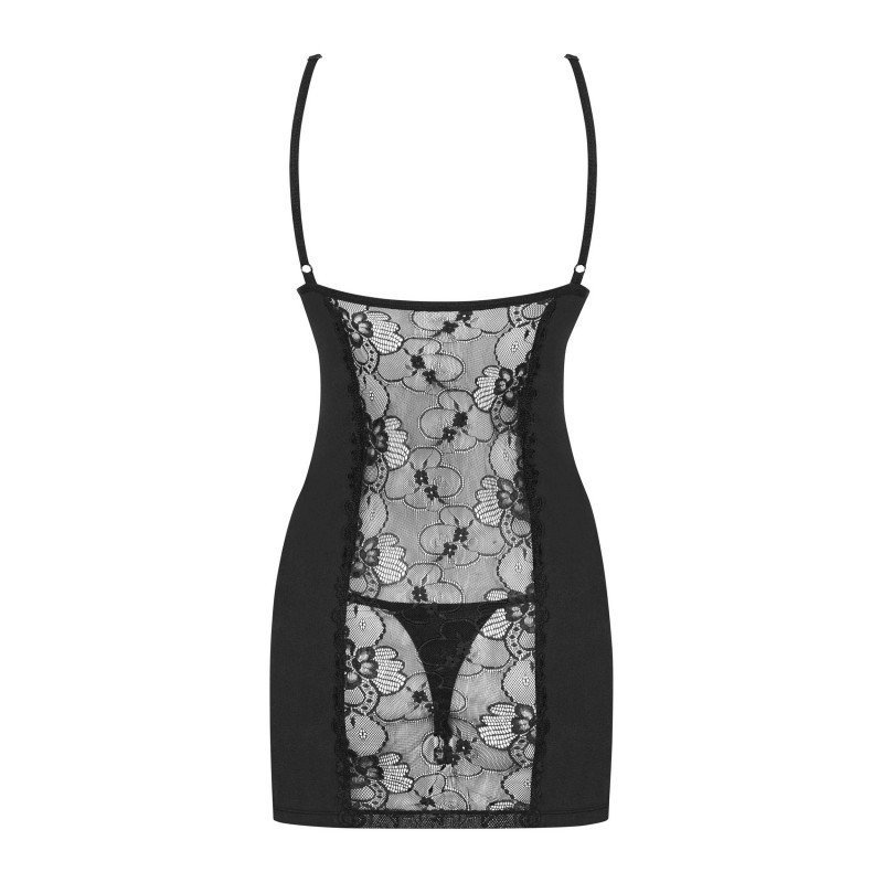 Nuisette Heartina rouge ou noire, cœur strass