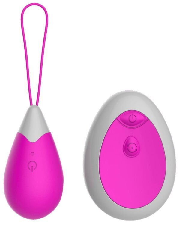 Oeuf vibrant télécommandé fuchsia