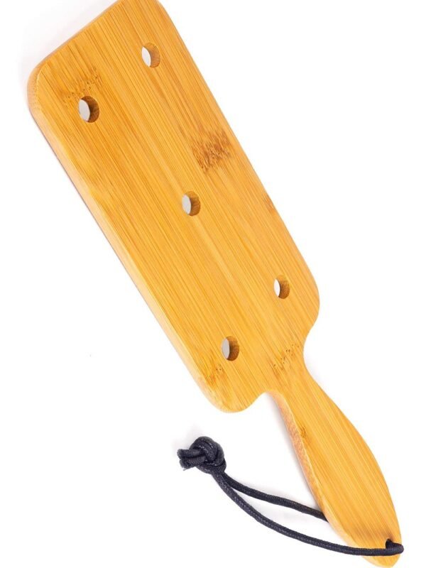 Paddle de fessée en bambou à trous 26,7 cm