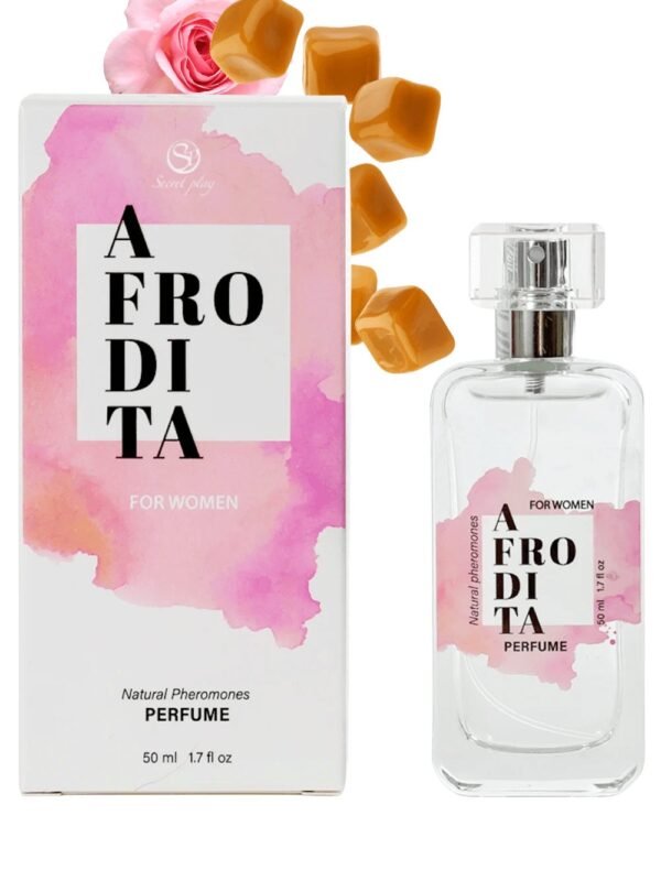 Parfum aux phéromones femme caramel et rose 50 ml