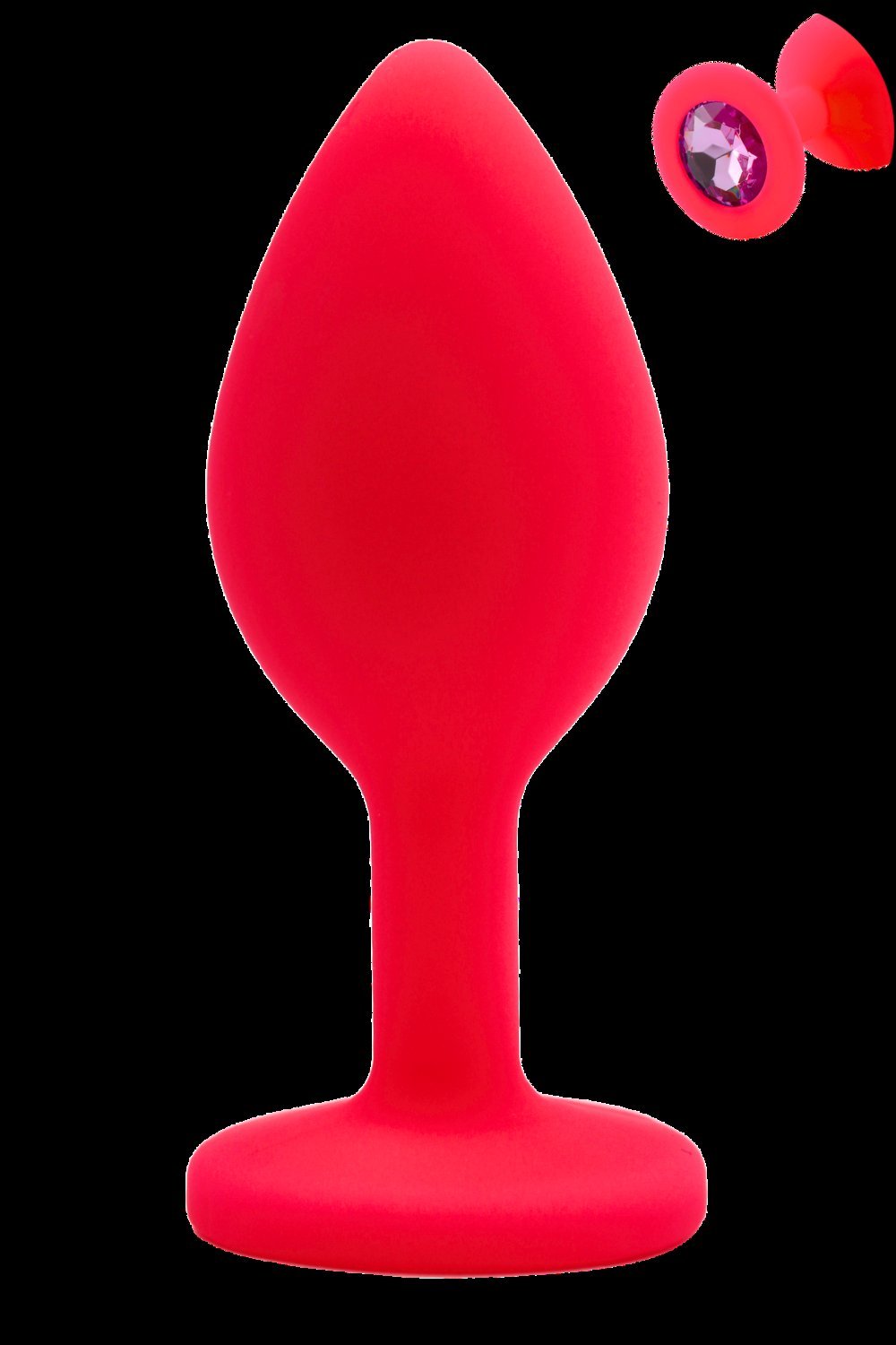 Petit plug anal bijou rose