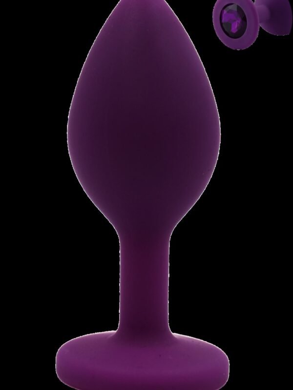 Petit plug bijou violet