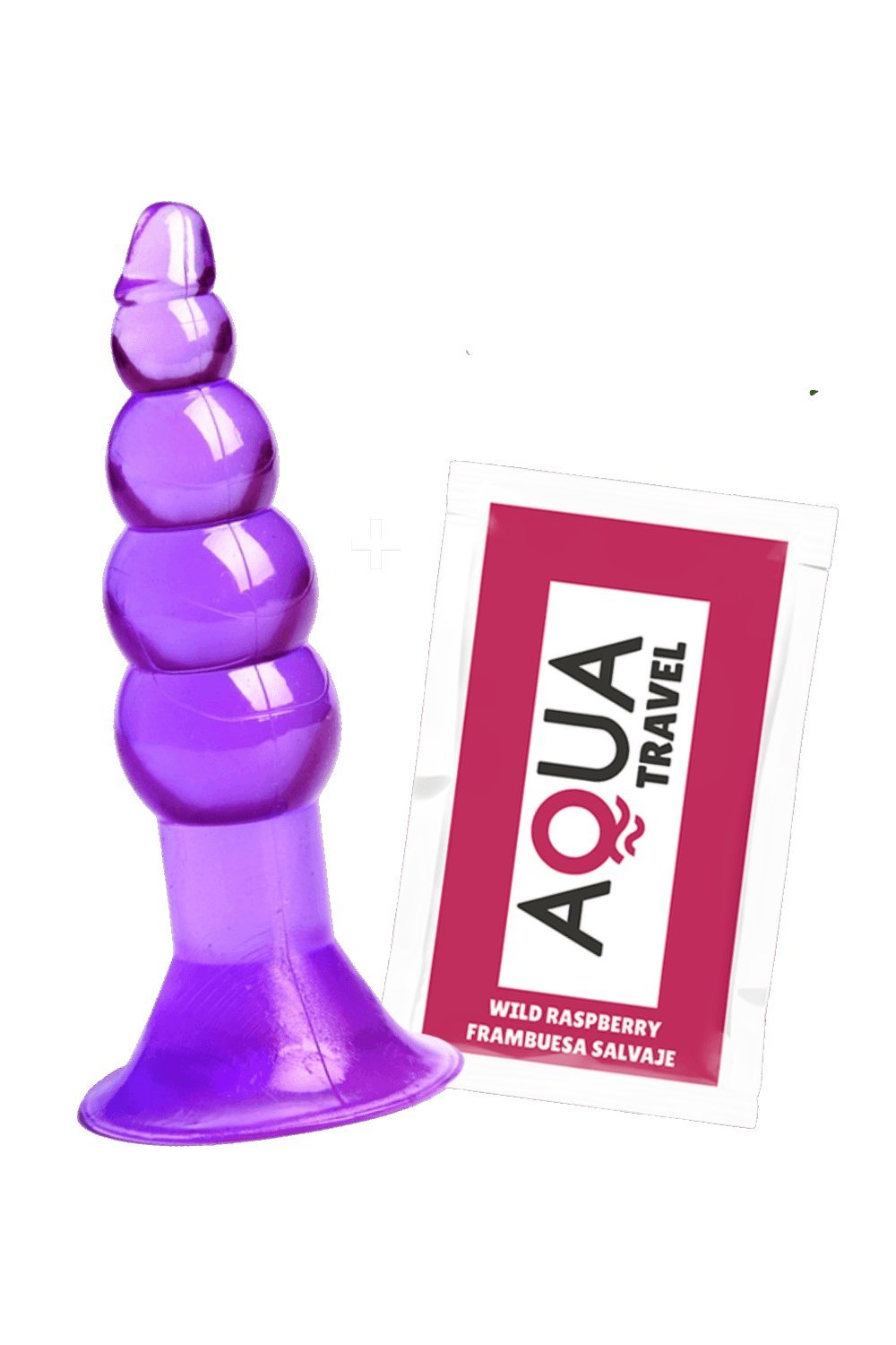 Plug anal à boules ventouse