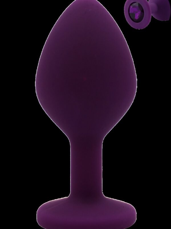 Plug anal bijou violet taille M