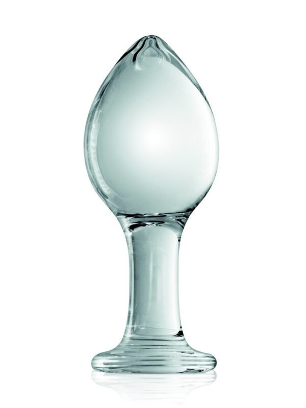 Plug anal en verre transparent