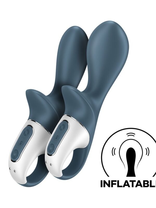 Plug anal gonflable vibrant