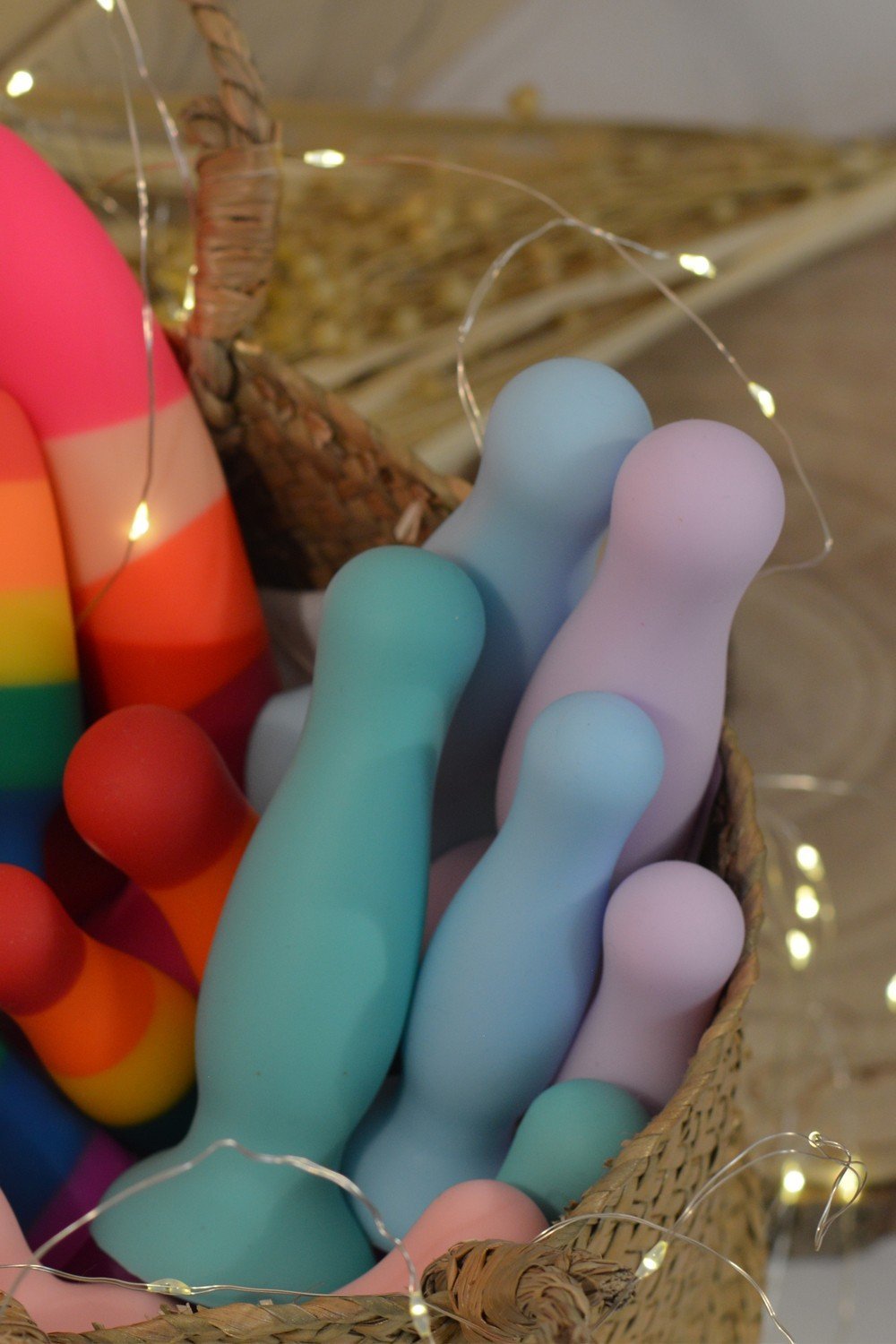 Plug anal pastel bleu taille M