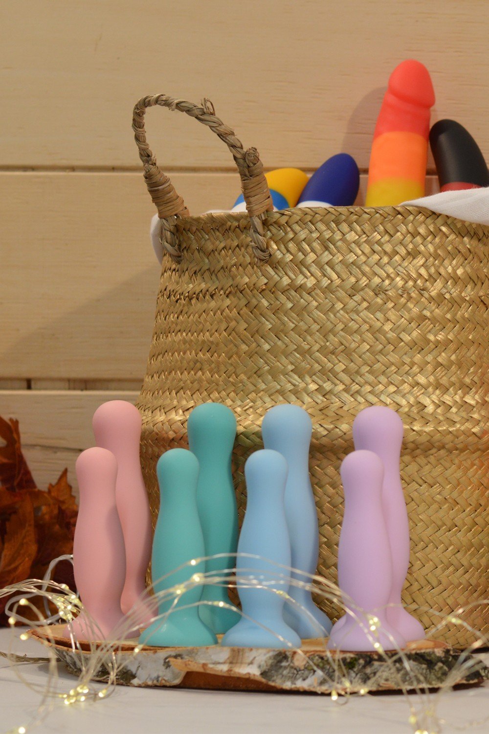 Plug anal pastel bleu taille M