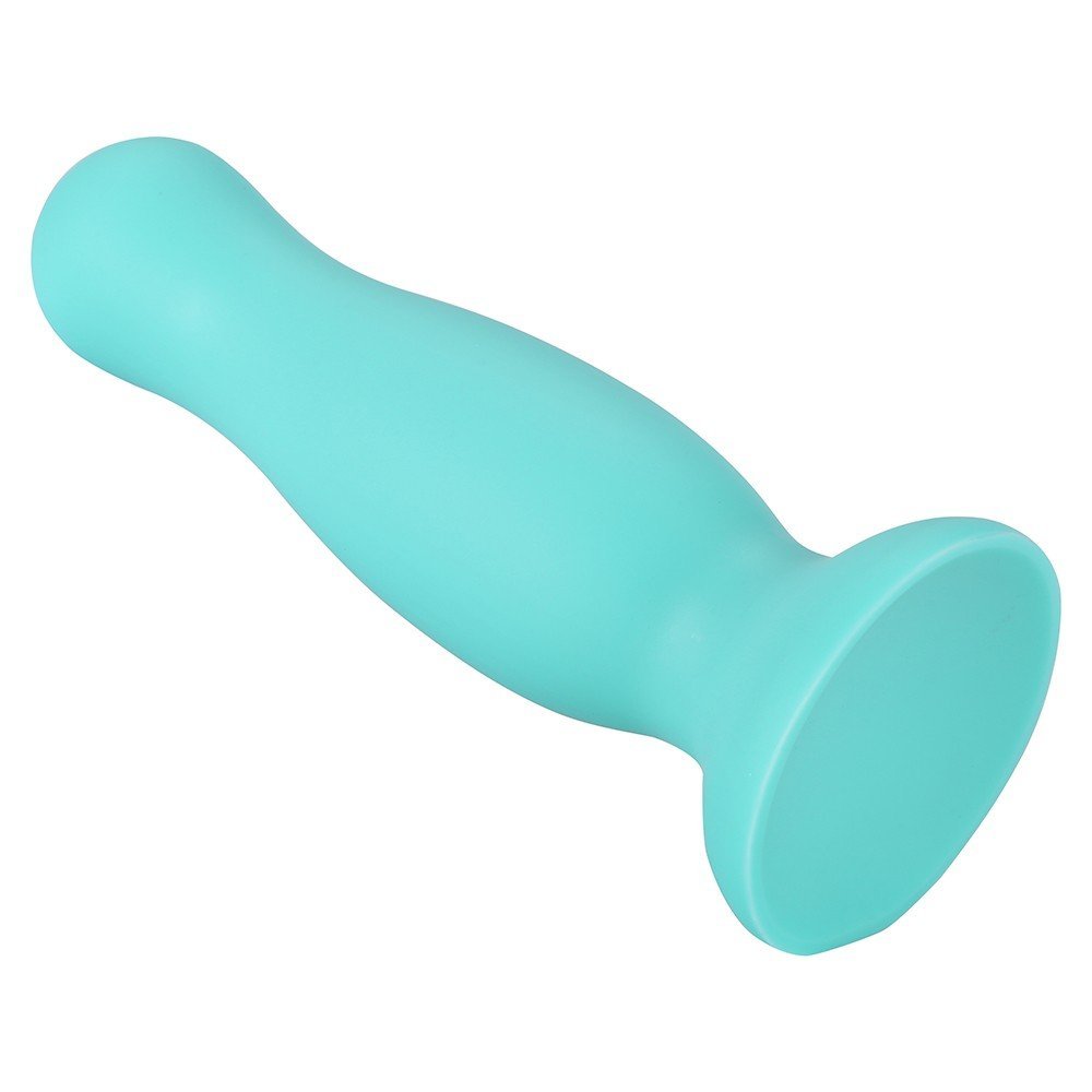 Plug anal ventouse vert pastel