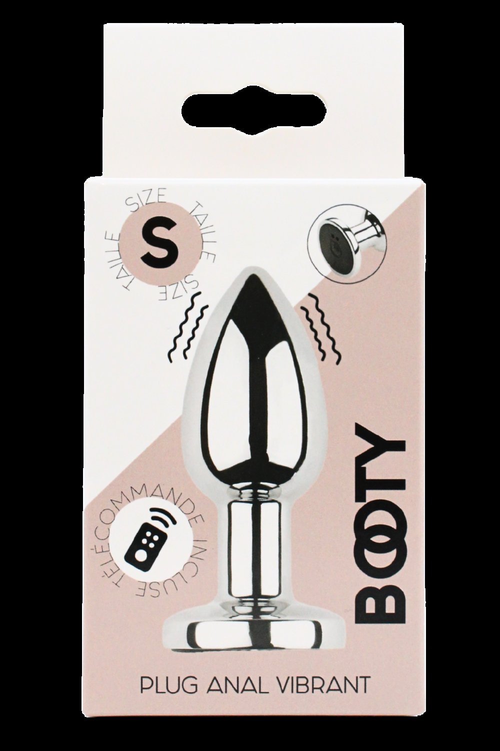 Plug anal vibrant en acier taille S
