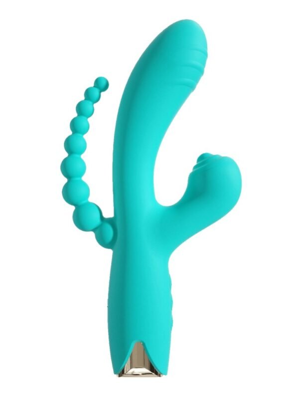 Rabbit triple stimulation turquoise