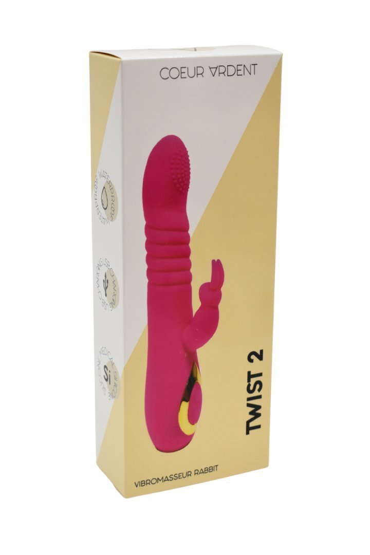 Rabbit va-et-vient rechargeable rose