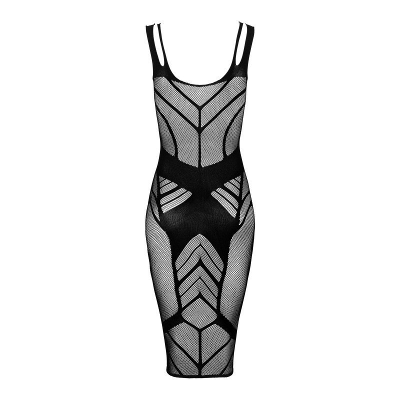 Robe sexy à motif géométrique doubles bretelles