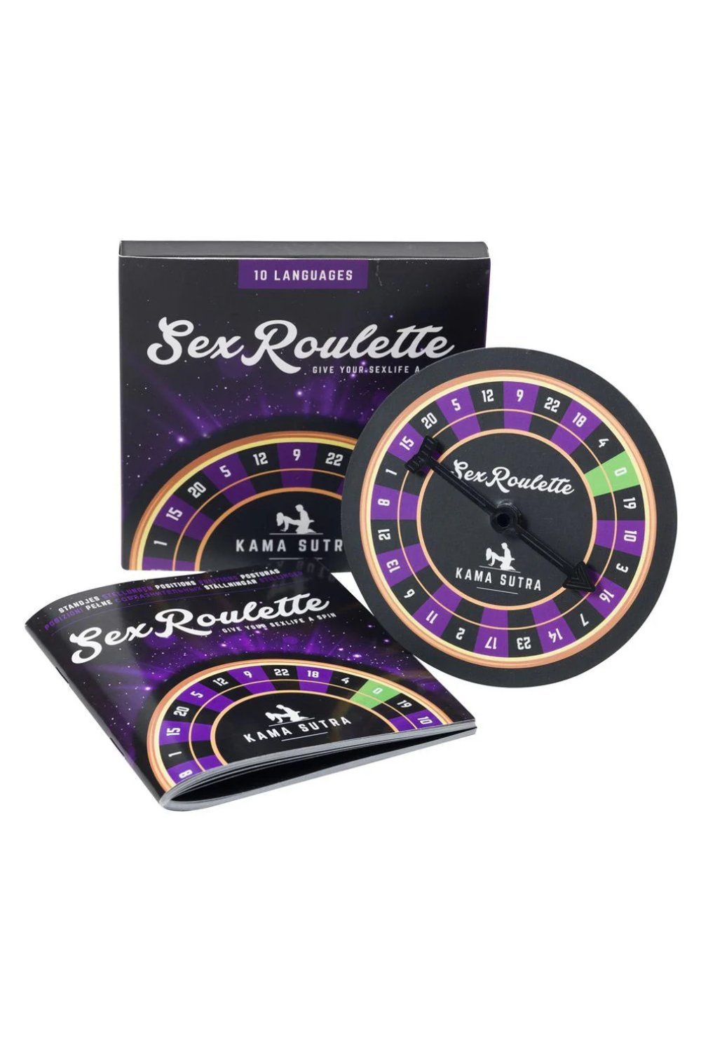 Roulette Kamasutra sexy, 24 positions illustrées