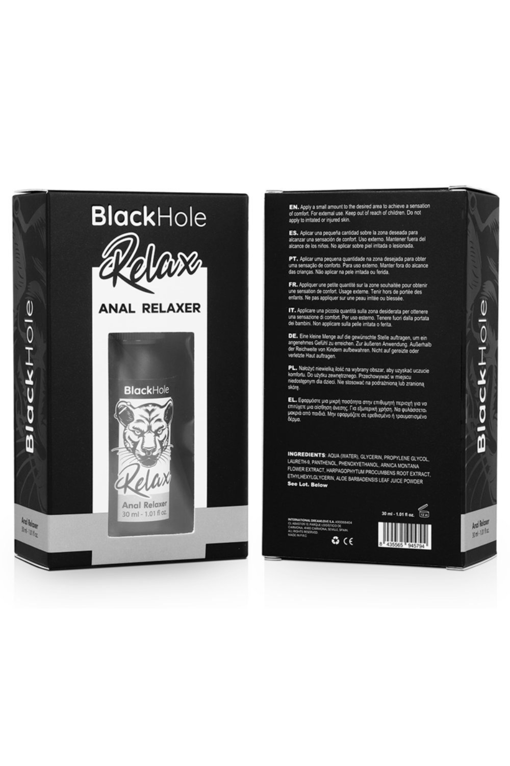 Spray anal relaxant à base d'eau 30 ml