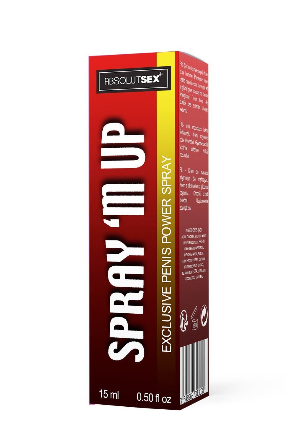 Spray de massage intime pour homme 15 ml