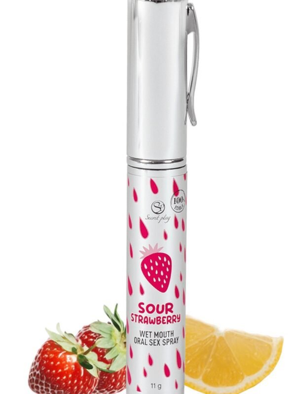 Spray pour sexe oral fraise acidulée 11 g
