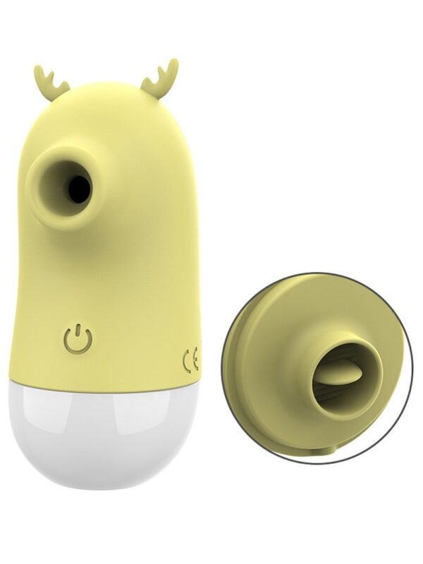 Stimulateur clitoridien 2 en 1 à langue