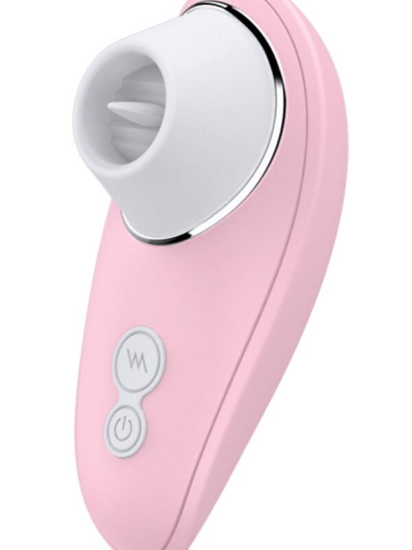Stimulateur clitoridien à langue rose