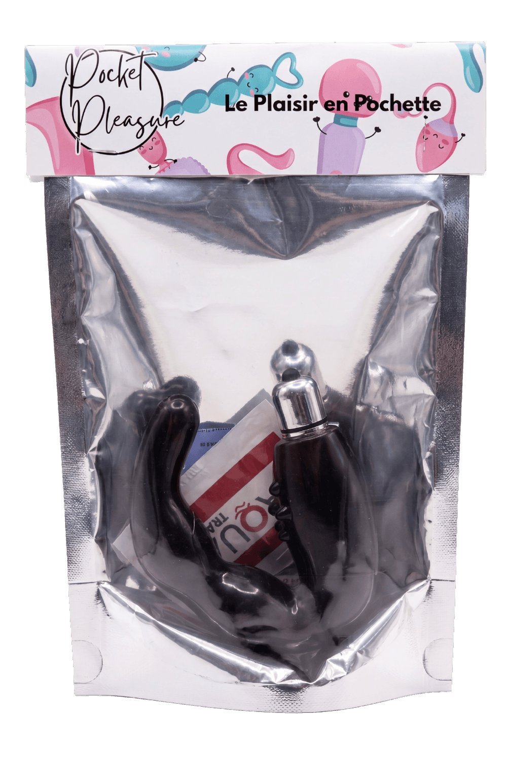 Stimulateur de prostate vibrant noir