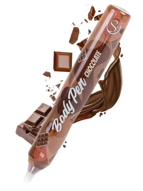 Stylo de peinture corporelle comestible chocolat 35 g