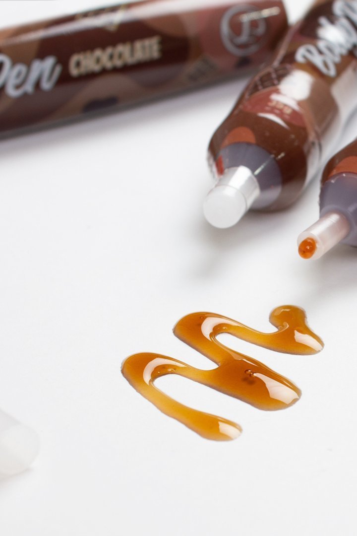 Stylo de peinture corporelle comestible chocolat 35 g