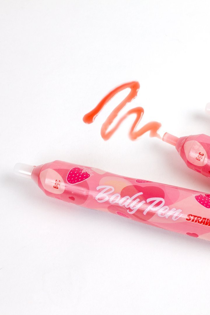 Stylo de peinture corporelle comestible fraise 35 g