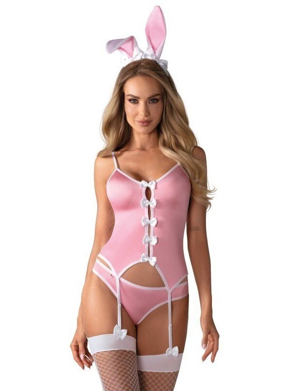 Tenue de lapine sexy rose