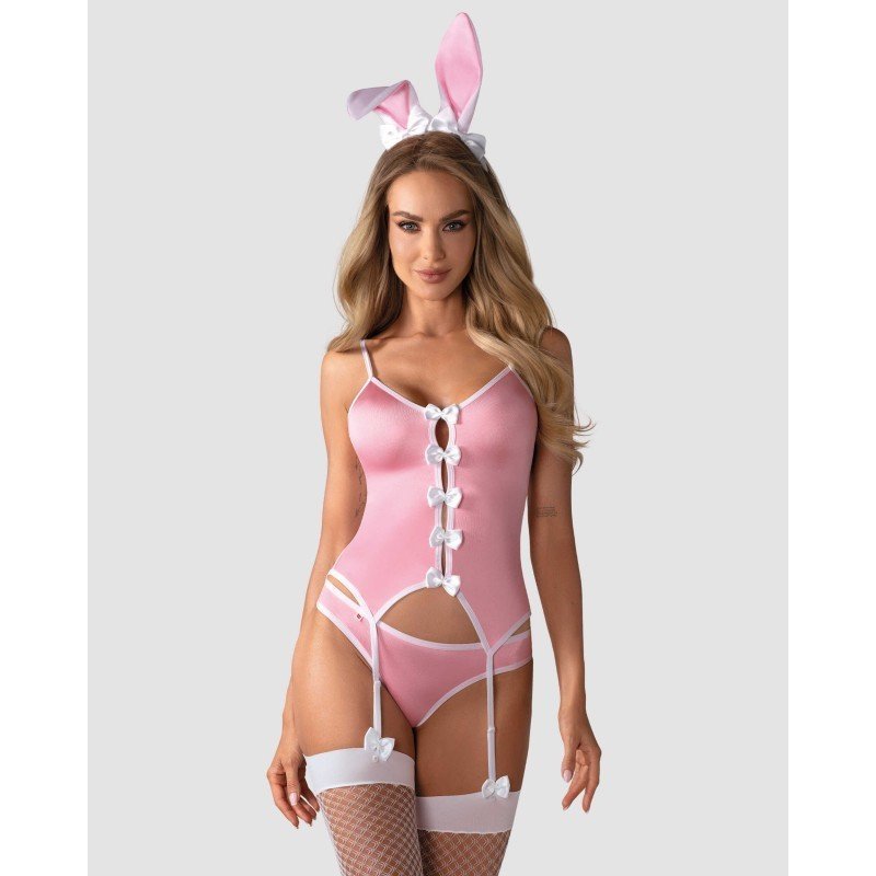 Tenue de lapine sexy rose